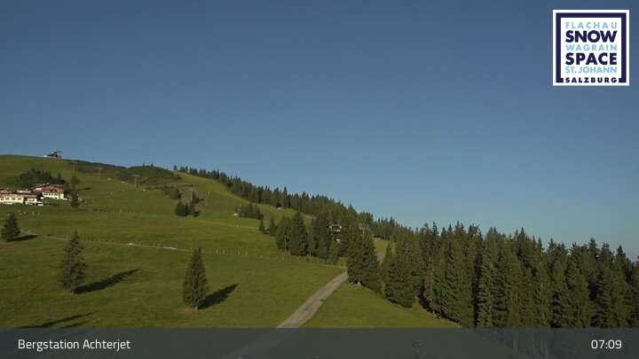 Archiv Foto Webcam Flachau: Achterjet Bergstation