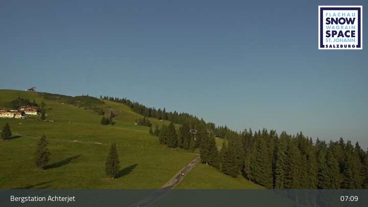 Archiv Foto Webcam Flachau: Achterjet Bergstation