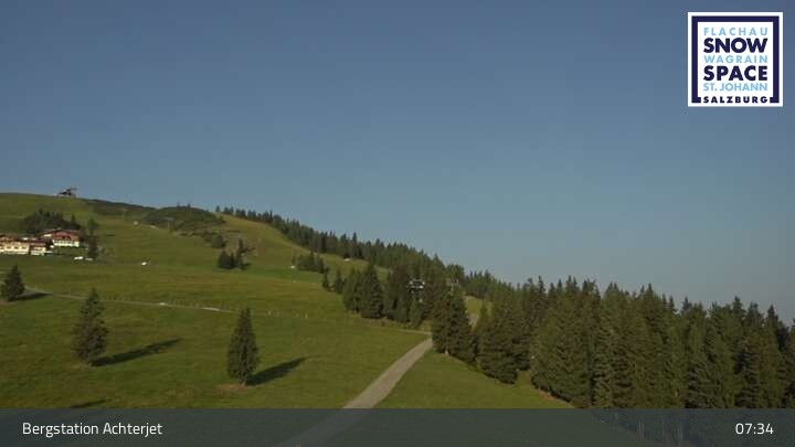 Archiv Foto Webcam Flachau: Achterjet Bergstation