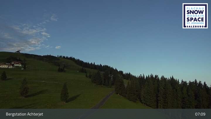 Archiv Foto Webcam Flachau: Achterjet Bergstation