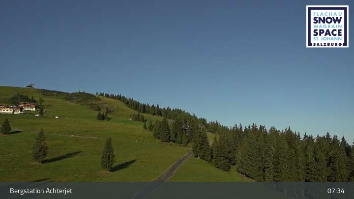 Archiv Foto Webcam Flachau: Achterjet Bergstation