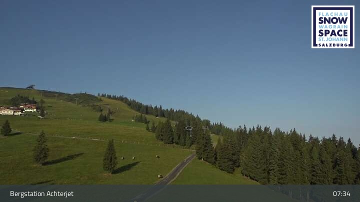 Archiv Foto Webcam Flachau: Achterjet Bergstation