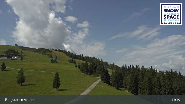 Archiv Foto Webcam Flachau: Achterjet Bergstation