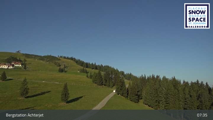 Archiv Foto Webcam Flachau: Achterjet Bergstation