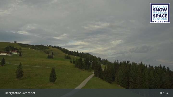 Archiv Foto Webcam Flachau: Achterjet Bergstation