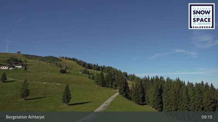 Archiv Foto Webcam Flachau: Achterjet Bergstation