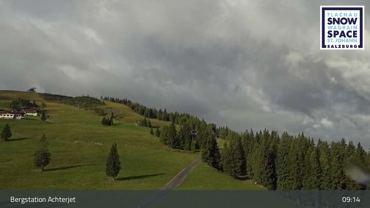 Archiv Foto Webcam Flachau: Achterjet Bergstation