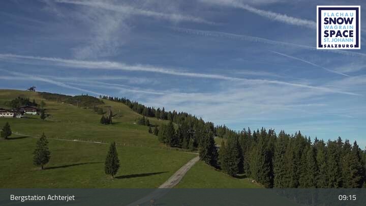 Archiv Foto Webcam Flachau: Achterjet Bergstation