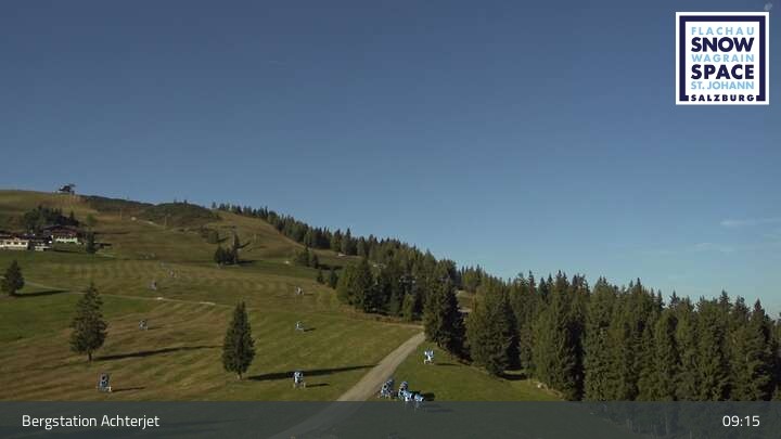 Archiv Foto Webcam Flachau: Achterjet Bergstation