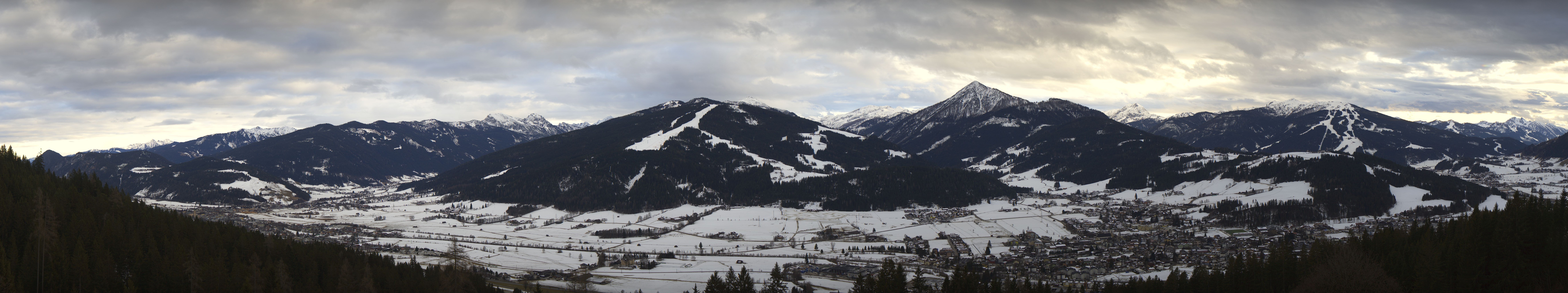 Archiv Foto Webcam Berggasthof Habersattgut: Panoramablick Altenmarkt