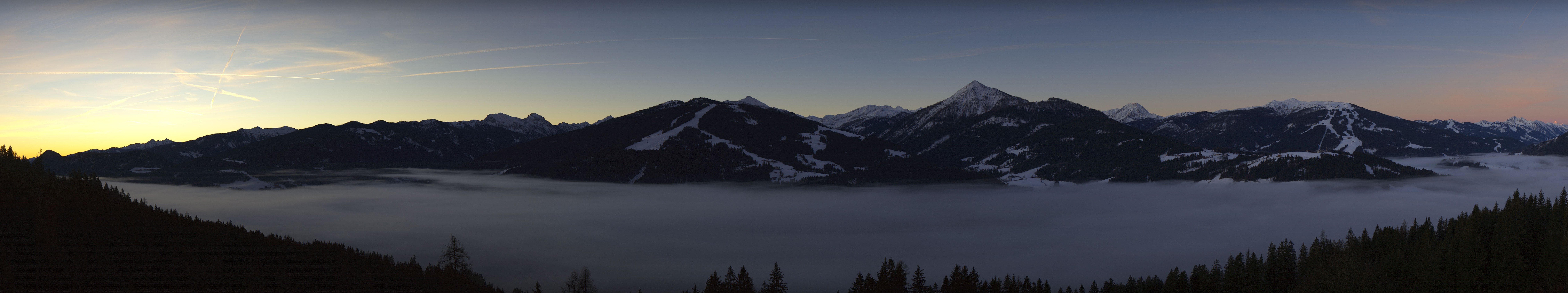 Archiv Foto Webcam Berggasthof Habersattgut: Panoramablick Altenmarkt