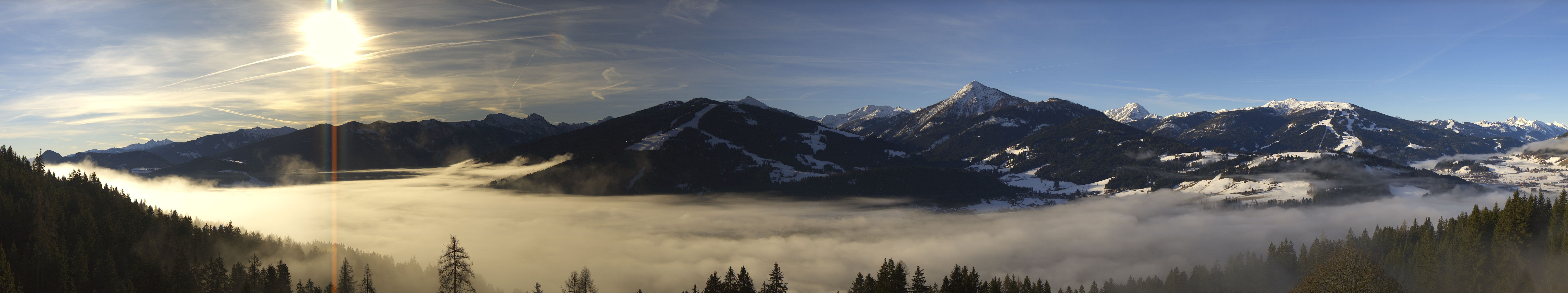 Archiv Foto Webcam Berggasthof Habersattgut: Panoramablick Altenmarkt