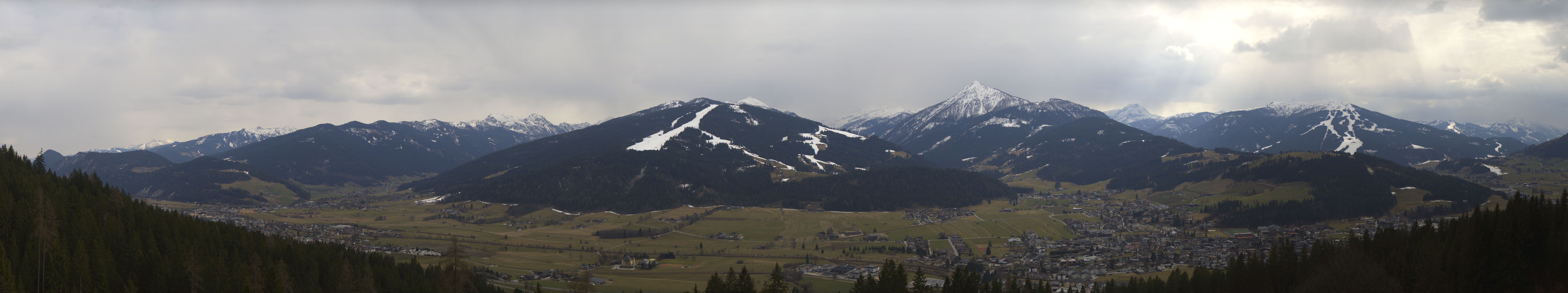 Archiv Foto Webcam Berggasthof Habersattgut: Panoramablick Altenmarkt