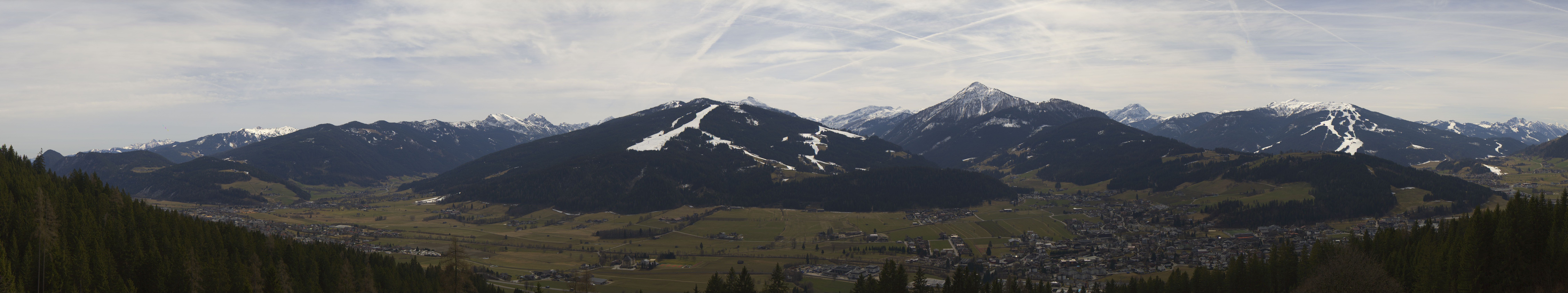 Archiv Foto Webcam Berggasthof Habersattgut: Panoramablick Altenmarkt