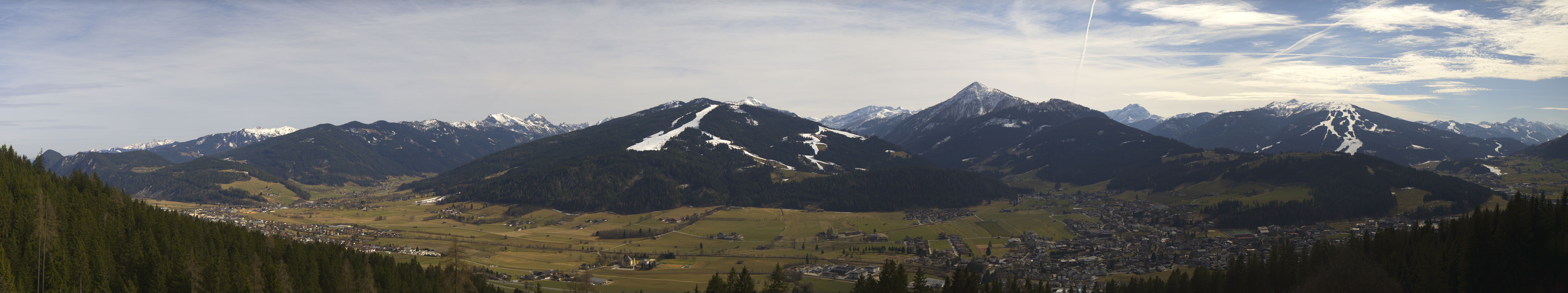 Archiv Foto Webcam Berggasthof Habersattgut: Panoramablick Altenmarkt