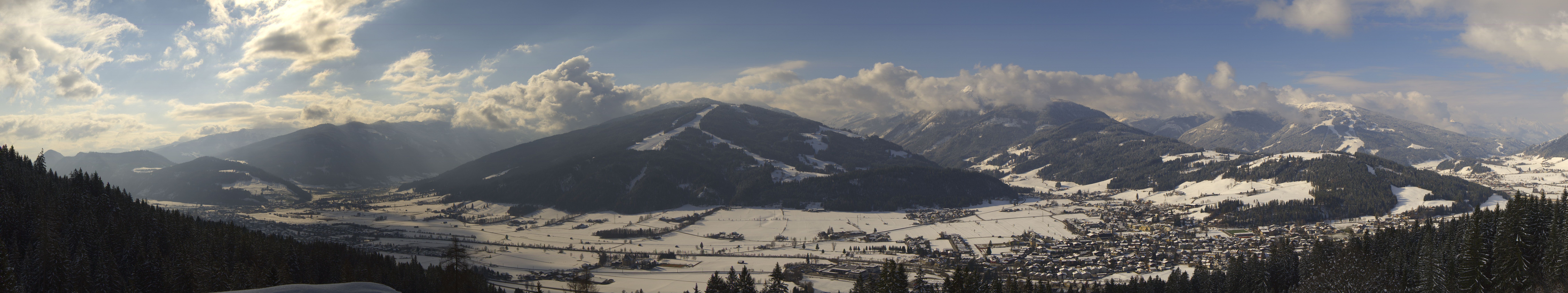 Archiv Foto Webcam Berggasthof Habersattgut: Panoramablick Altenmarkt