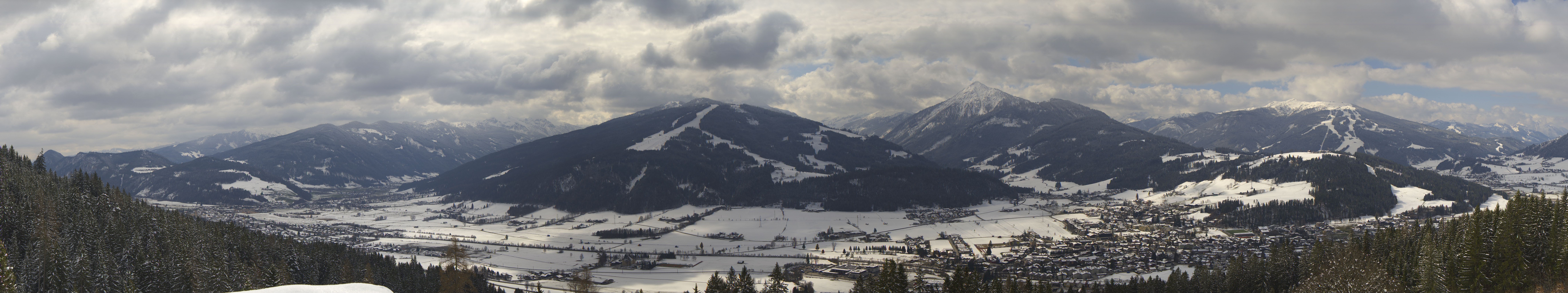 Archiv Foto Webcam Berggasthof Habersattgut: Panoramablick Altenmarkt