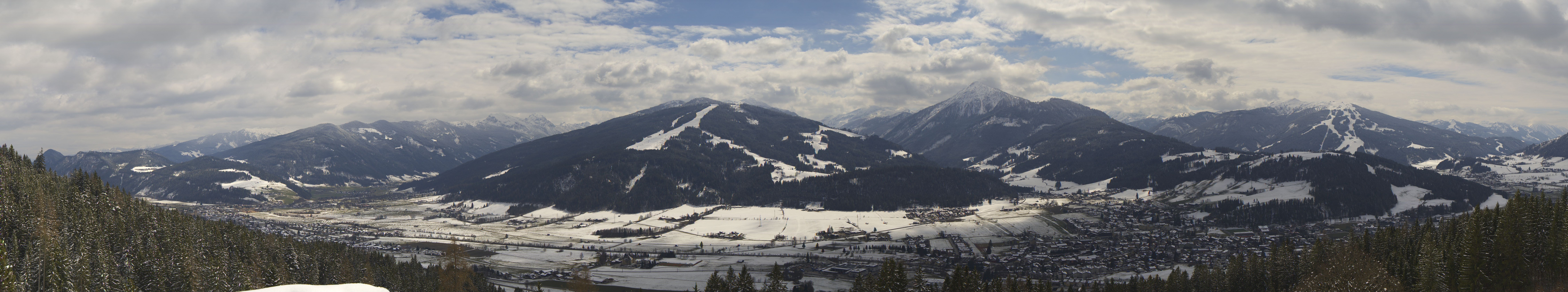 Archiv Foto Webcam Berggasthof Habersattgut: Panoramablick Altenmarkt