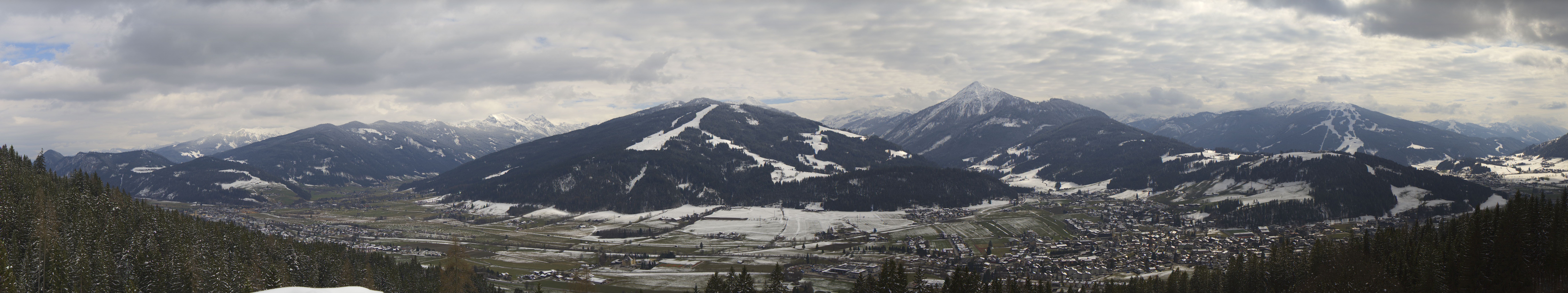 Archiv Foto Webcam Berggasthof Habersattgut: Panoramablick Altenmarkt