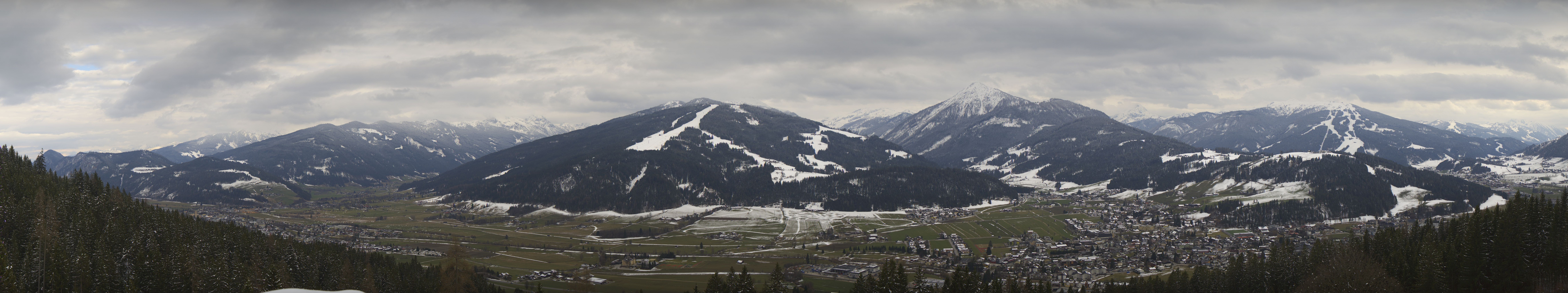 Archiv Foto Webcam Berggasthof Habersattgut: Panoramablick Altenmarkt