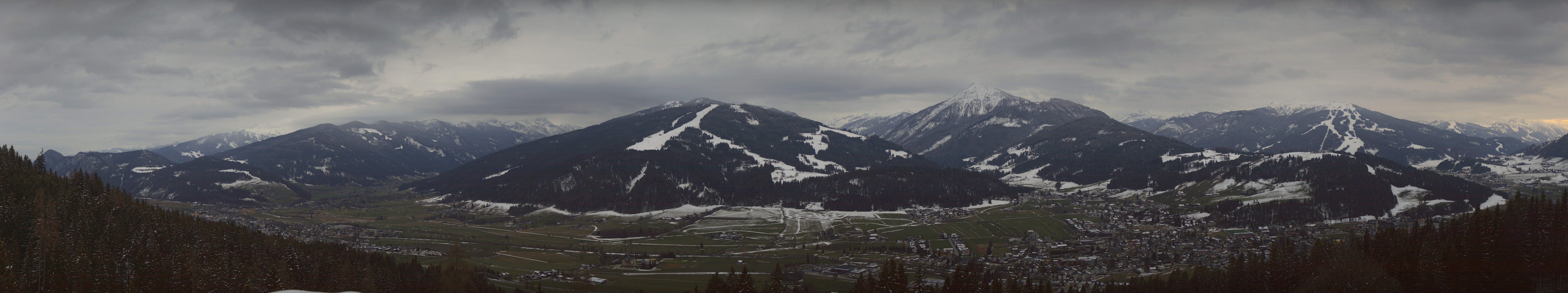Archiv Foto Webcam Berggasthof Habersattgut: Panoramablick Altenmarkt