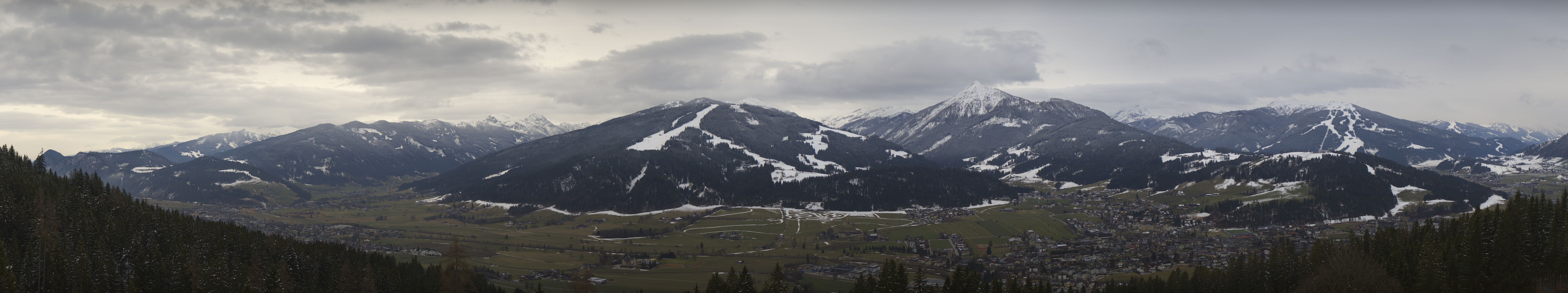 Archiv Foto Webcam Berggasthof Habersattgut: Panoramablick Altenmarkt