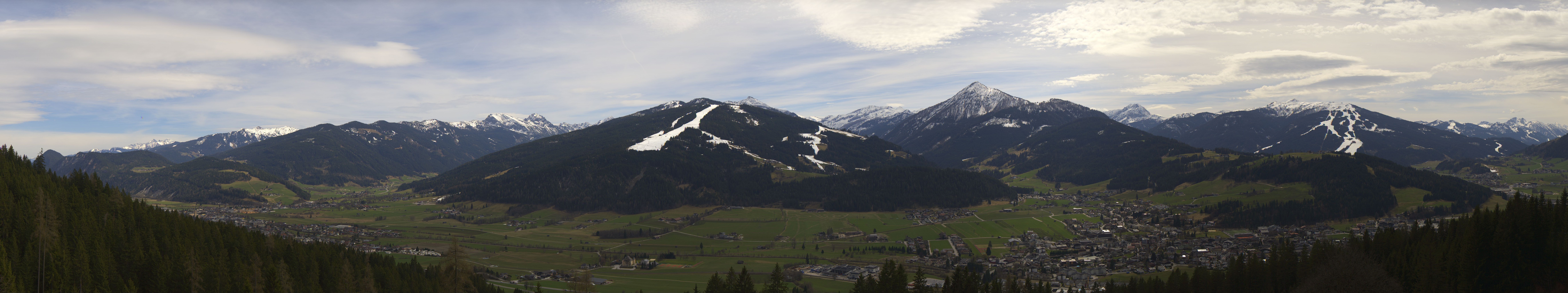 Archiv Foto Webcam Berggasthof Habersattgut: Panoramablick Altenmarkt