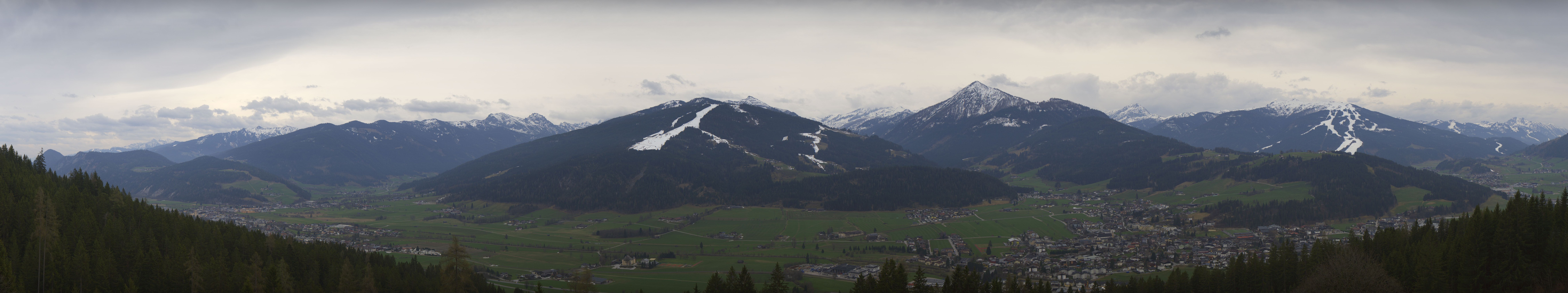 Archiv Foto Webcam Berggasthof Habersattgut: Panoramablick Altenmarkt