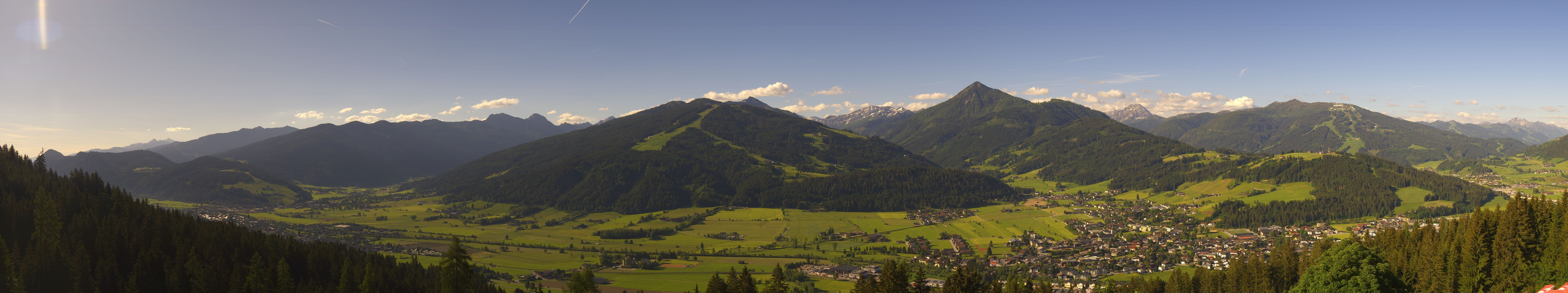 Archived image Webcam Enjoy the view from the 'Berggasthof Habersattgut' into the Enns valley