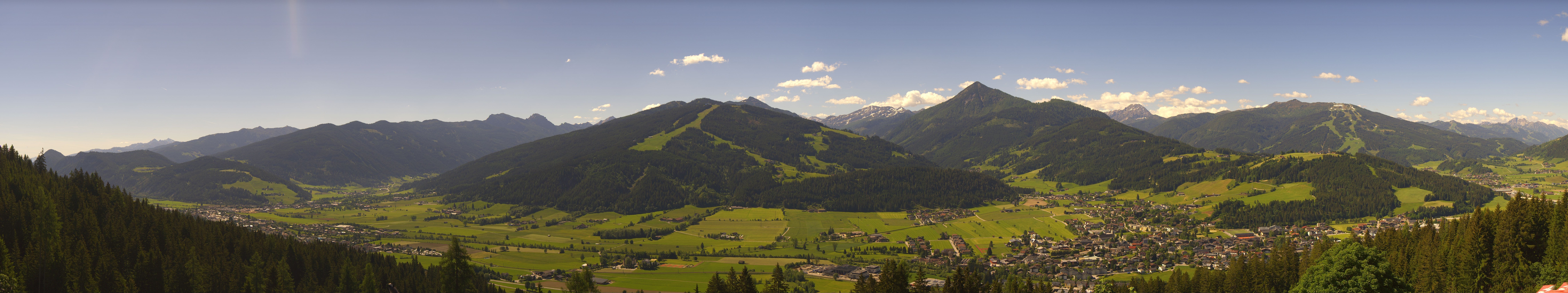 Archived image Webcam Enjoy the view from the 'Berggasthof Habersattgut' into the Enns valley