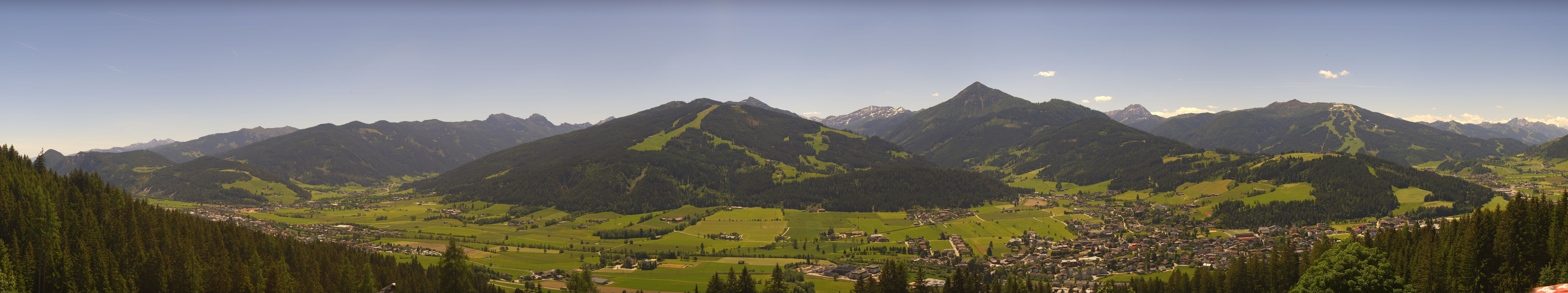 Archived image Webcam Enjoy the view from the 'Berggasthof Habersattgut' into the Enns valley