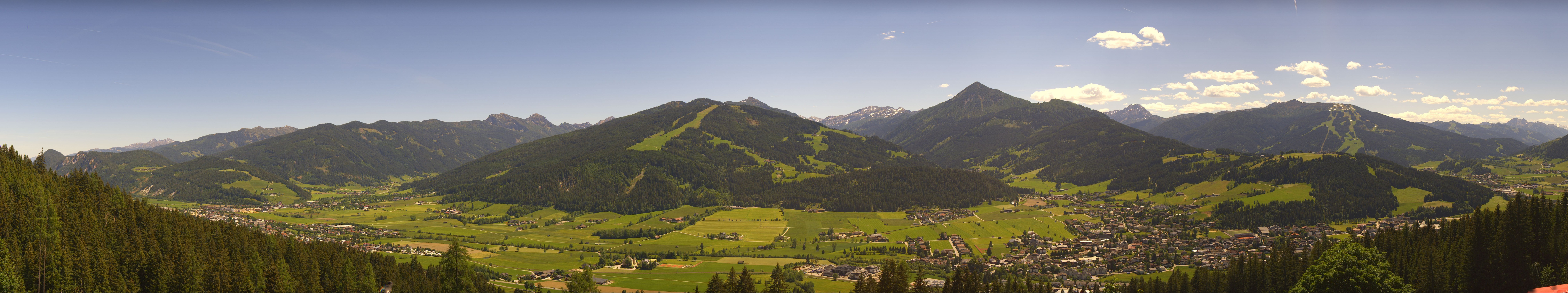 Archived image Webcam Enjoy the view from the 'Berggasthof Habersattgut' into the Enns valley