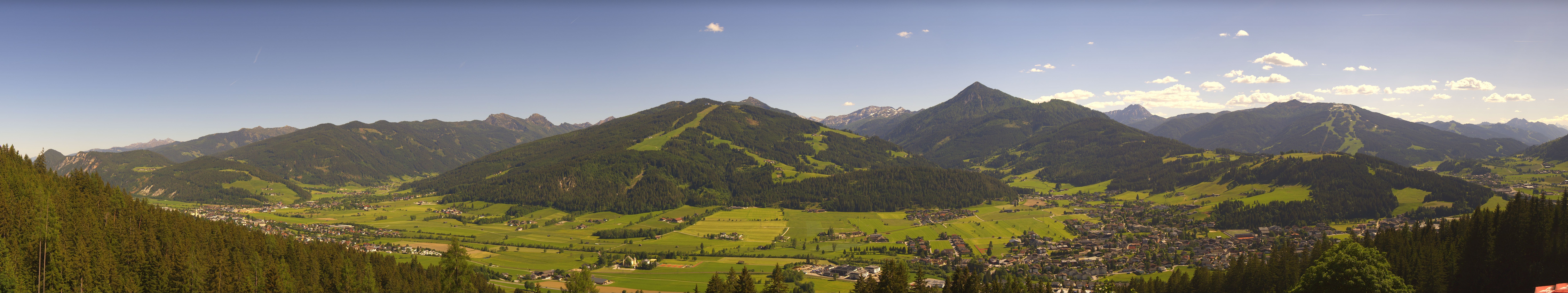 Archived image Webcam Enjoy the view from the 'Berggasthof Habersattgut' into the Enns valley