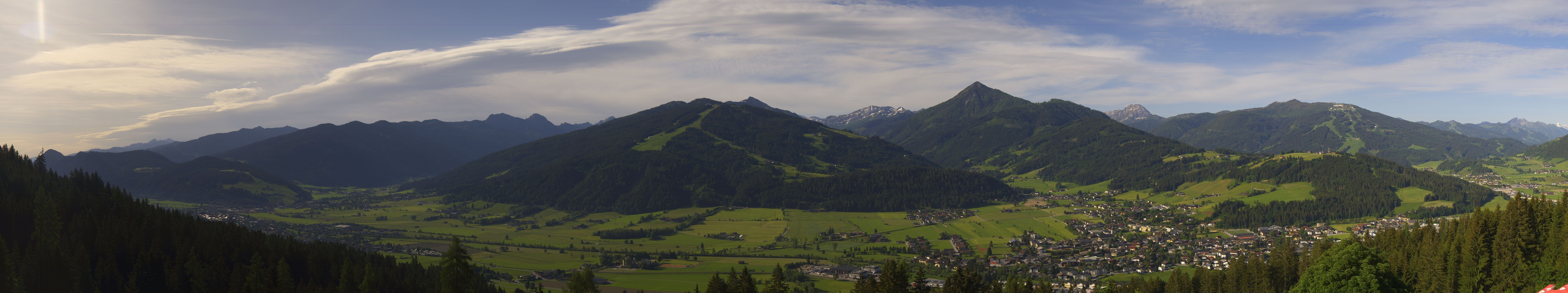 Archived image Webcam Enjoy the view from the 'Berggasthof Habersattgut' into the Enns valley