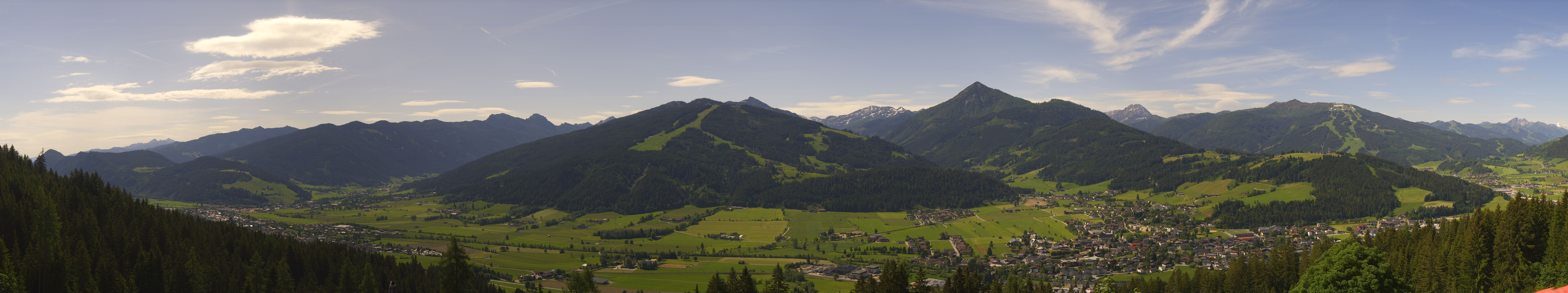 Archived image Webcam Enjoy the view from the 'Berggasthof Habersattgut' into the Enns valley