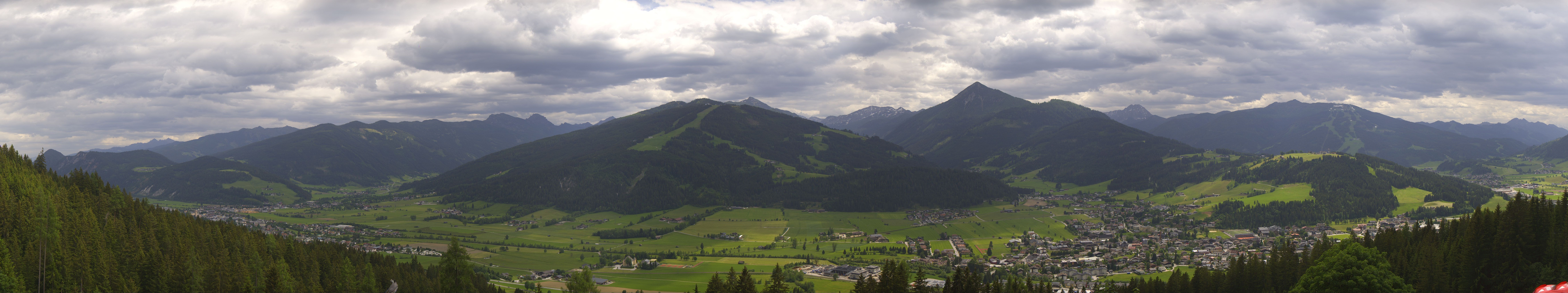 Archived image Webcam Enjoy the view from the 'Berggasthof Habersattgut' into the Enns valley