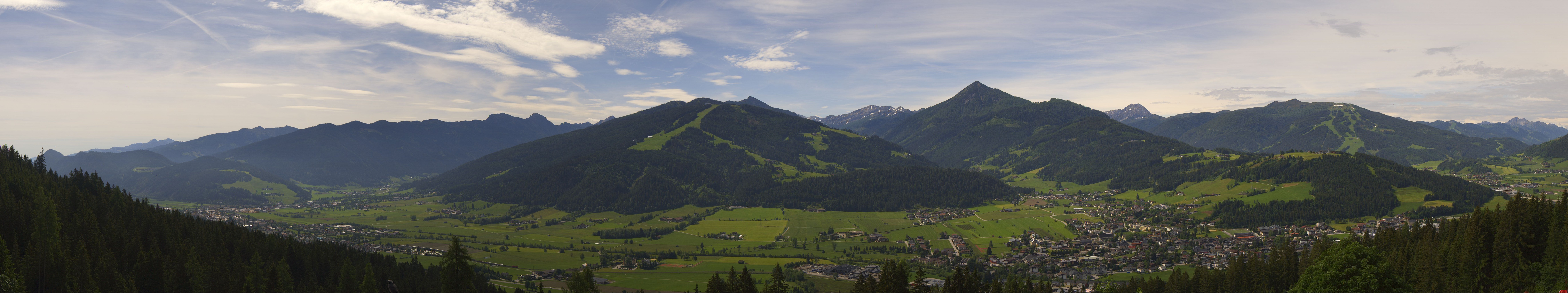 Archiv Foto Webcam Berggasthof Habersattgut: Panoramablick Altenmarkt