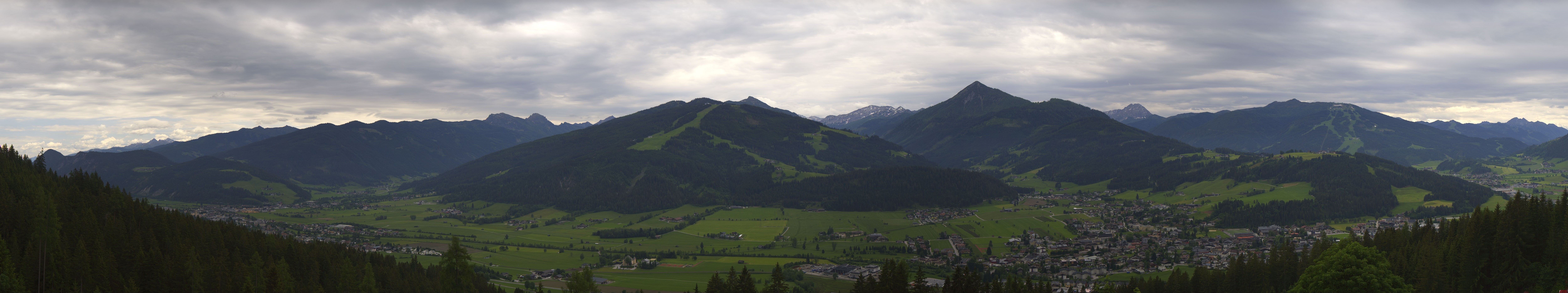 Archiv Foto Webcam Berggasthof Habersattgut: Panoramablick Altenmarkt