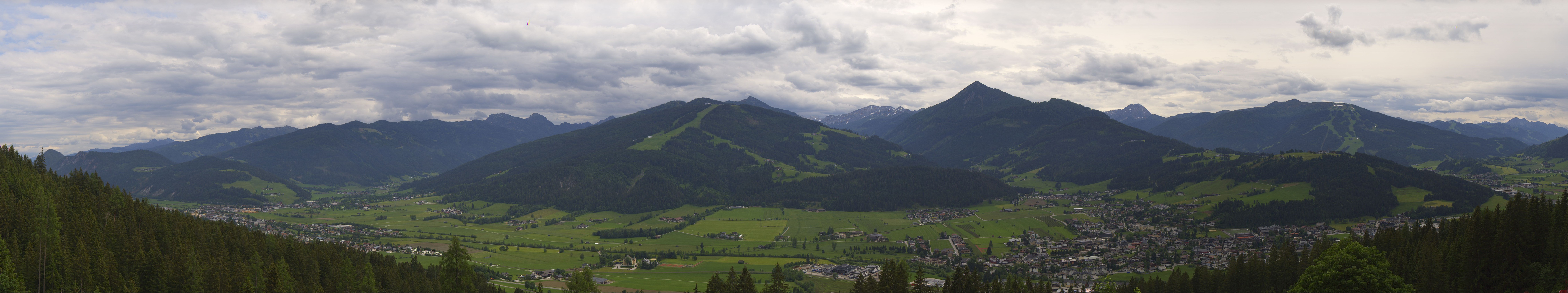 Archiv Foto Webcam Berggasthof Habersattgut: Panoramablick Altenmarkt