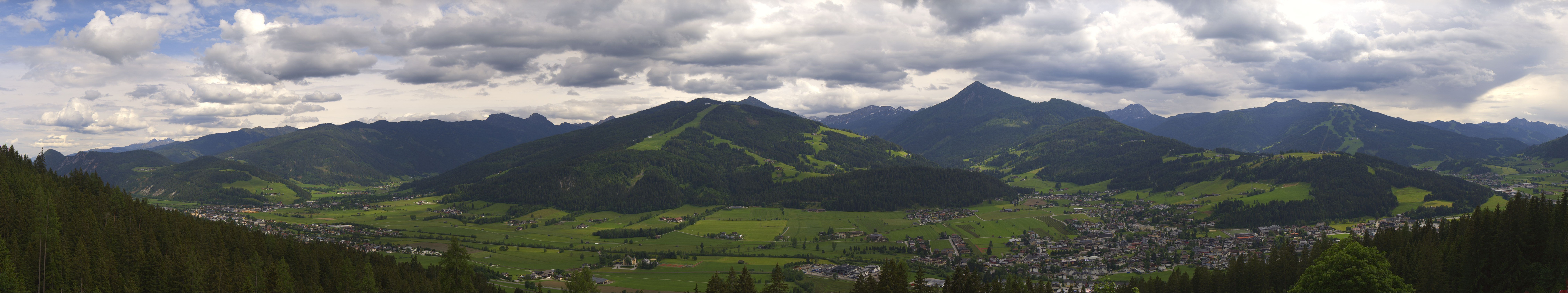 Archiv Foto Webcam Berggasthof Habersattgut: Panoramablick Altenmarkt