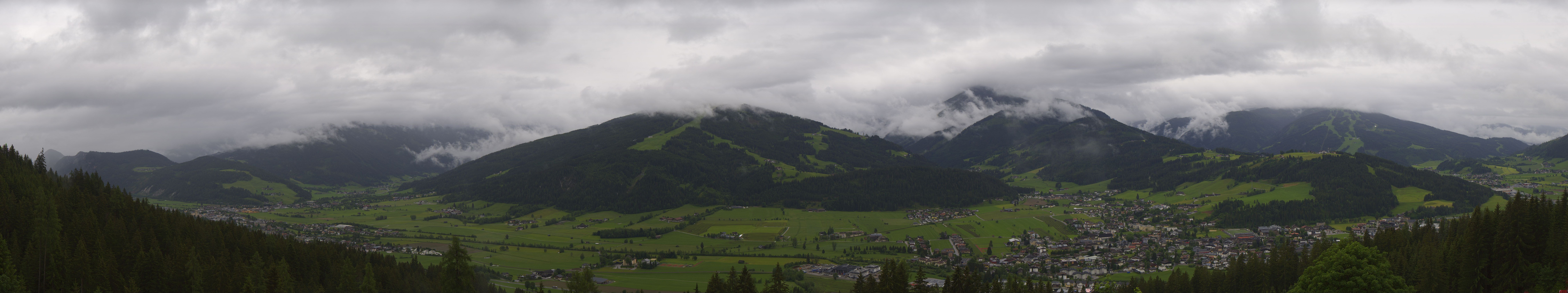 Archiv Foto Webcam Berggasthof Habersattgut: Panoramablick Altenmarkt