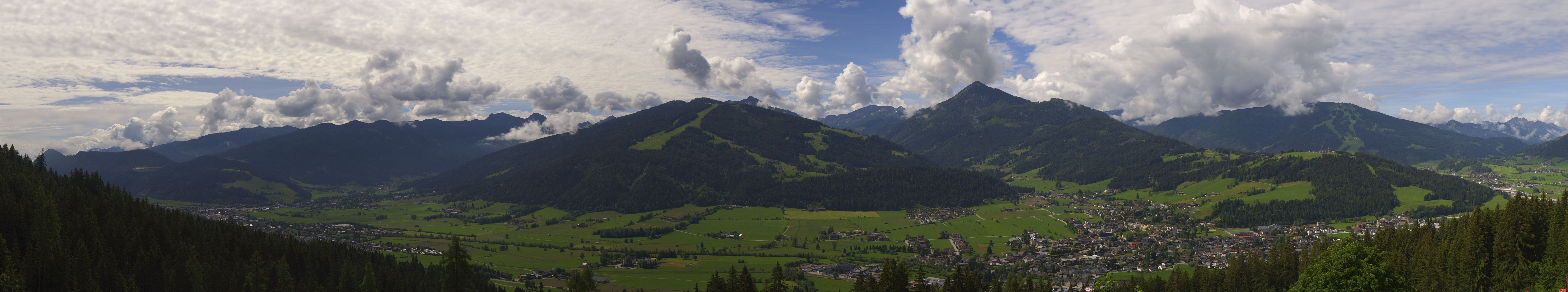 Archived image Webcam Enjoy the view from the 'Berggasthof Habersattgut' into the Enns valley