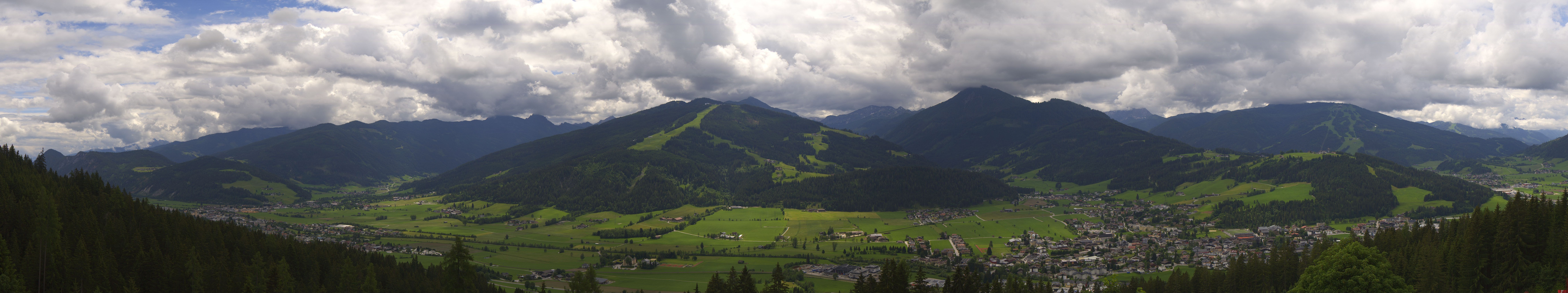 Archived image Webcam Enjoy the view from the 'Berggasthof Habersattgut' into the Enns valley
