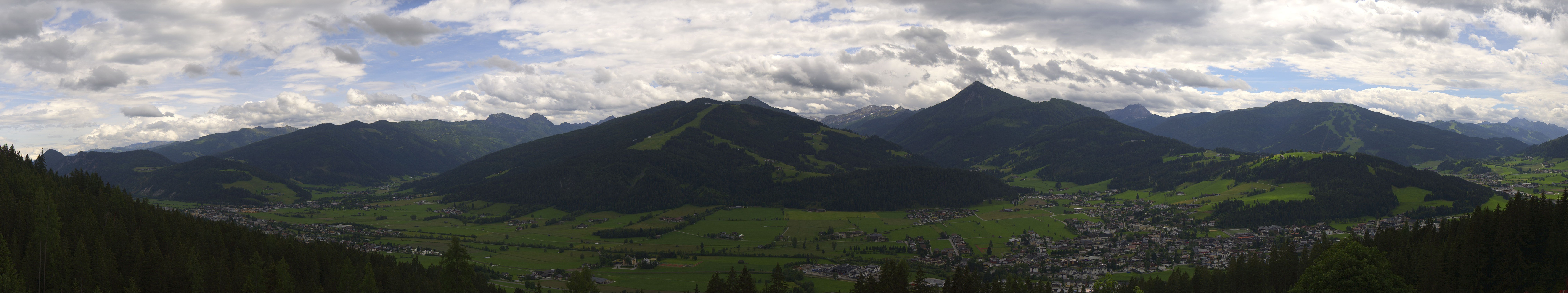Archived image Webcam Enjoy the view from the 'Berggasthof Habersattgut' into the Enns valley