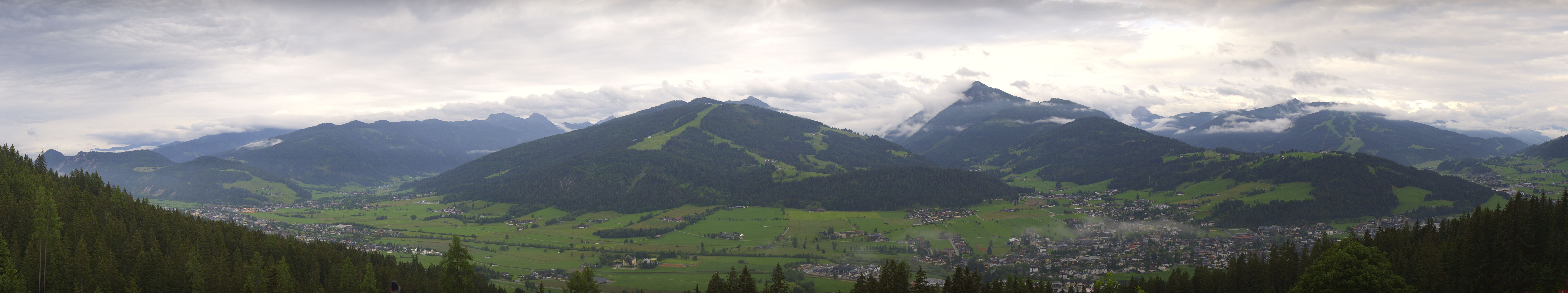Archiv Foto Webcam Berggasthof Habersattgut: Panoramablick Altenmarkt