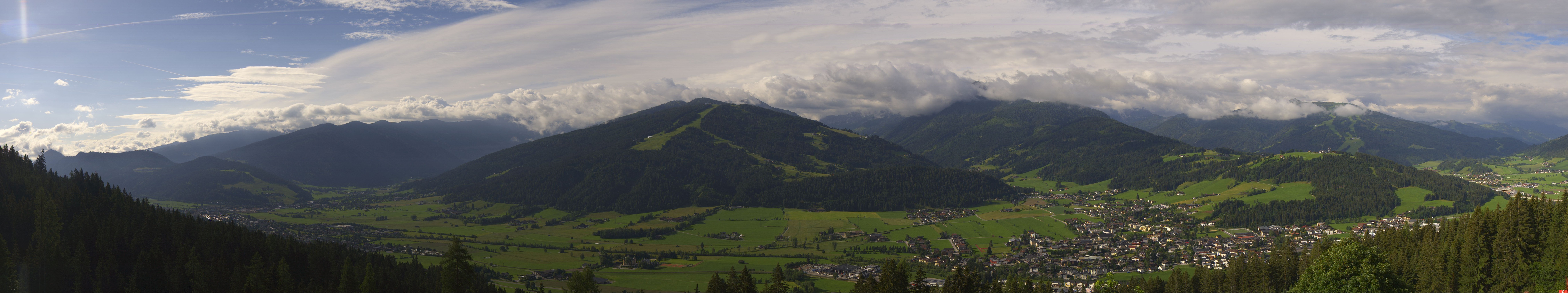 Archiv Foto Webcam Berggasthof Habersattgut: Panoramablick Altenmarkt