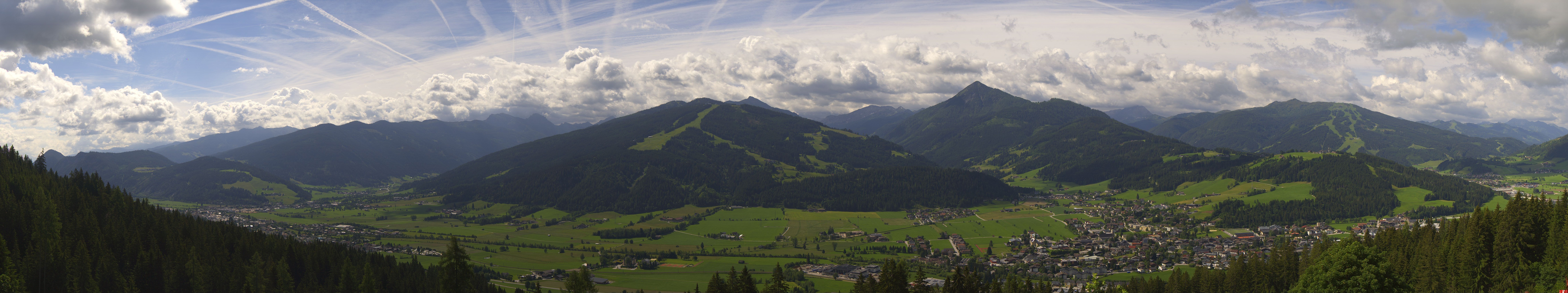 Archiv Foto Webcam Berggasthof Habersattgut: Panoramablick Altenmarkt