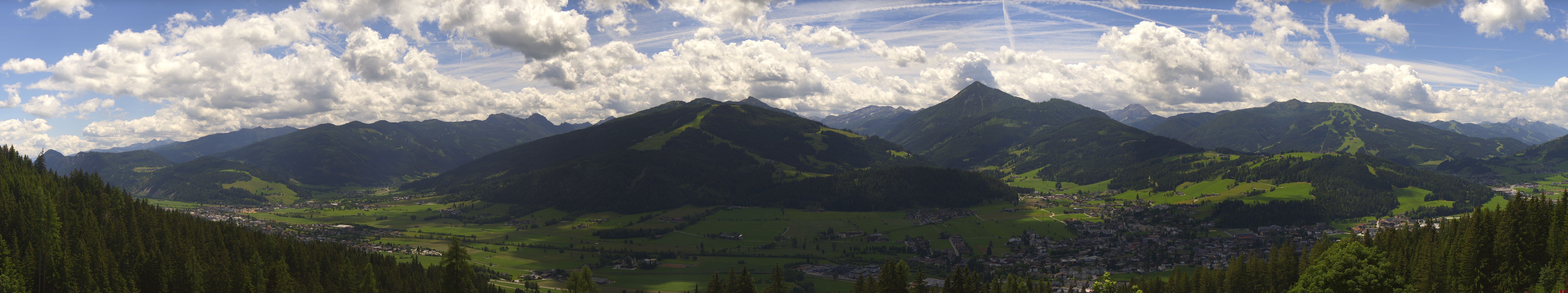 Archiv Foto Webcam Berggasthof Habersattgut: Panoramablick Altenmarkt