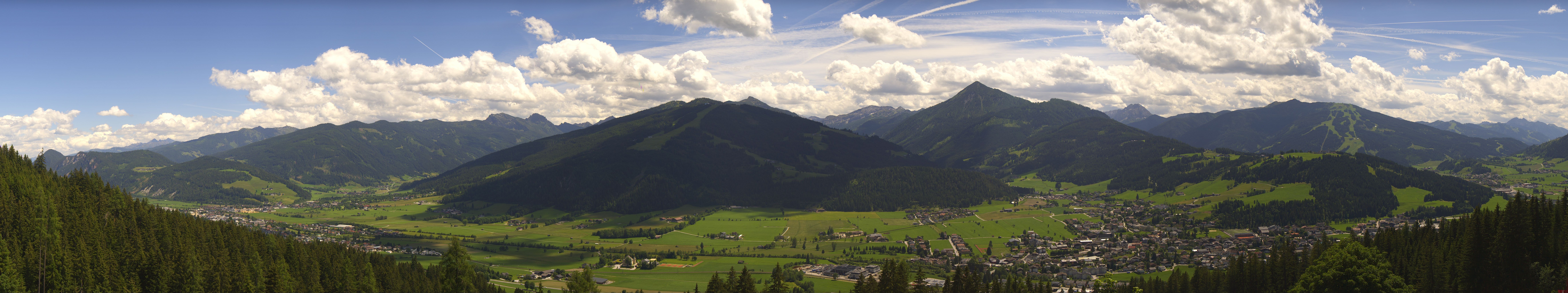 Archiv Foto Webcam Berggasthof Habersattgut: Panoramablick Altenmarkt