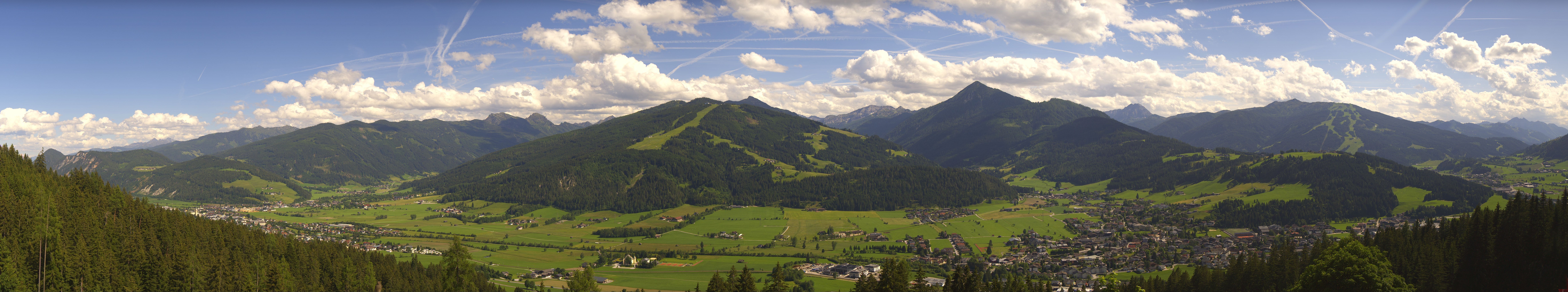 Archiv Foto Webcam Berggasthof Habersattgut: Panoramablick Altenmarkt